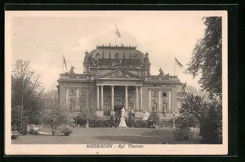 AK Wiesbaden, Kgl. Theater