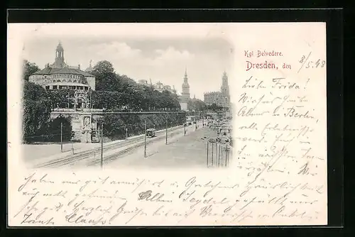 AK Dresden, Kgl. Belvedere