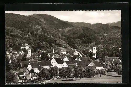 AK Sulzburg / Schwarzwald, Totale mit Gebirgswand