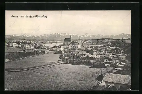 AK Laufen-Oberndorf, Totalansicht