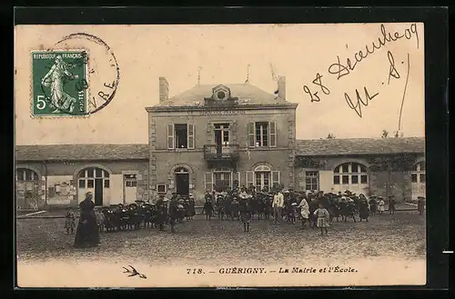 AK Guérigny, la Mairie et l'École