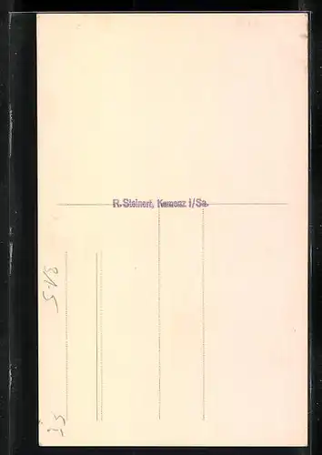 Foto-AK Frau und junger Mann mit einem Akkordeon