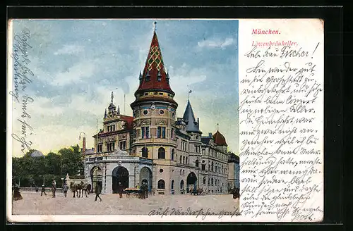 AK München, Löwenbräu-Keller, Aussenansicht