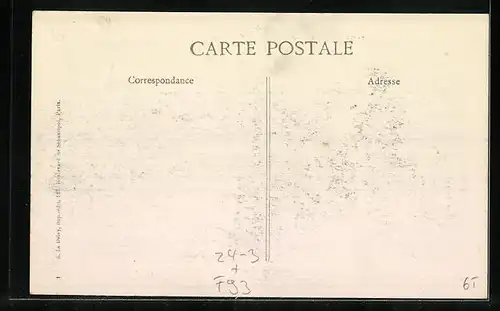 AK Saint-Denis, Explosion, 4 Mars 1916, Poste de Police, Au fond les ruines du Fort