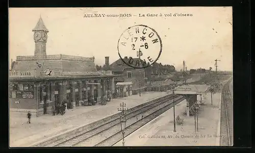 AK Aulnay-sous-Bois, La Gare, Bahnhof