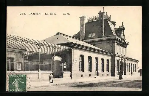 AK Pantin, La Gare, Bahnhof