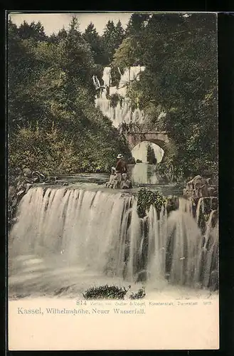 AK Kassel-Wilhelmshöhe, Neuer Wasserfall