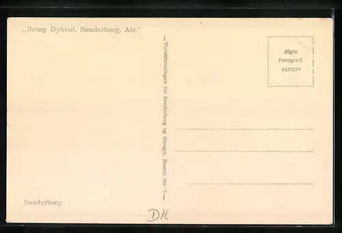 AK Sonderborg, Ortspartie mit Brücke und Kirche