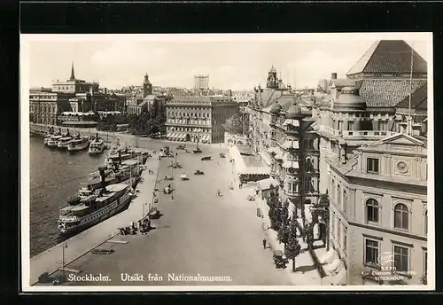 AK Stockholm, Utsikt fran Nationalmuseum