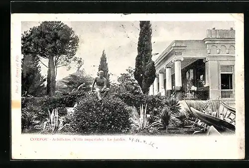 AK Corfou, Achilleion (Villa Impériale), Le Jardin