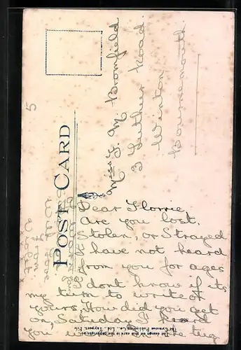 Künstler-AK Cynicus: I got The Glad Eye at Poole