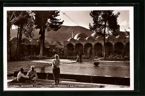 AK Damas, Mosquèe Tekieh - Court et Bassin D`Ablutions