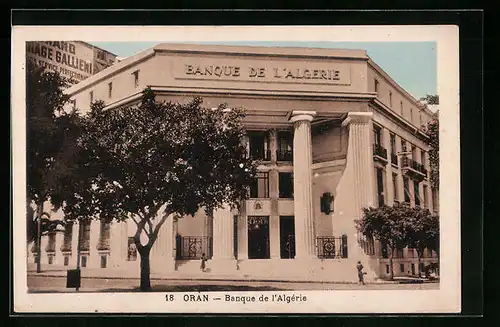 AK Oran, Banque de l`Algèrie