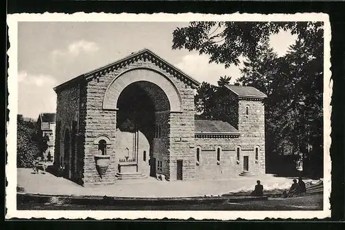 AK Beauraing, Das Heiligtum, dem Unbefleckten Herz von Maria gewidmet und am 21. August 1954 eingeweiht