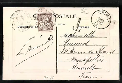 AK Chimay, Chateau (Vue du Parc)