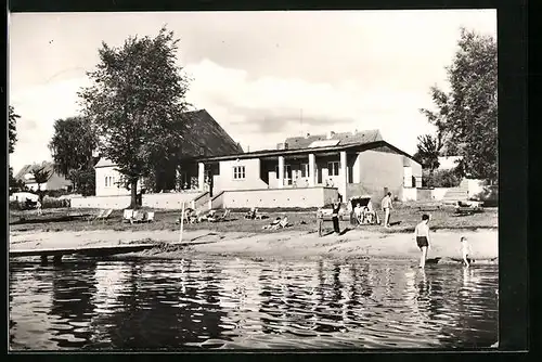 AK Mirow /Meckl. HO-Gaststätte Strandhalle