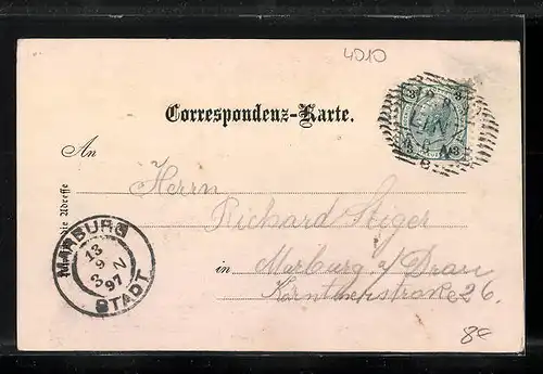 AK Linz, Totalansicht, Franz Josefswarte