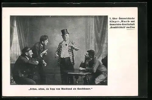 AK Linz, Ober-Österreichische Sänger-, Musik- und Humoristen-Gesellschaft Gemütlichkeit