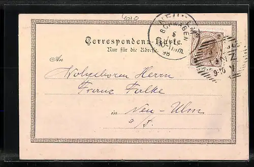 AK Linz a. d .D., Teilansicht mit Urfahr und Brücke