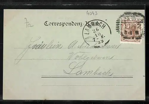 AK Linz a. D., Hôtel Pöstlingberg