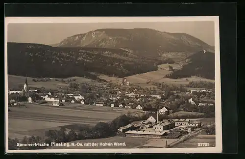 AK Piesting, Teilansicht mit der Hohen Wand
