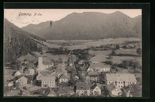 AK Gaming, Teilansicht mit Kirche