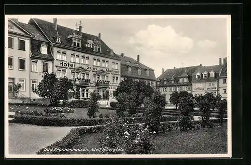 AK Bad Frankenhausen, Hotel zum Mohren am platz