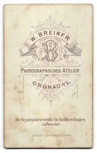 Fotografie W. Breiner, Gronau, Firmling mit Seitenscheitel in Anzugjacke