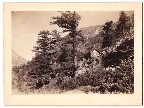 Fotografie unbekannter Fotograf, Ansicht Thormatal, Blick auf die Elendhütte