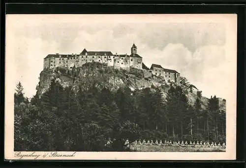 AK Riegersburg, Blick zur Burg