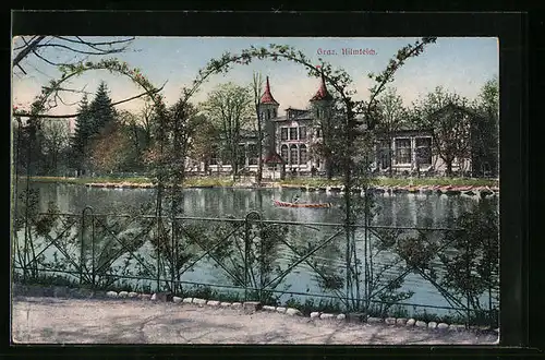 AK Graz, Hilmteich mit Ruderer