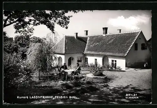 AK Lassnitzhöhe, Pension Bugl mit Garten