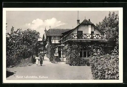 AK Lassnitzhöhe, Kurhaus mit Garten