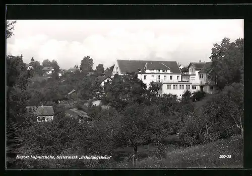 AK Lassnitzhöhe, Erholungsheim mit Bäumen