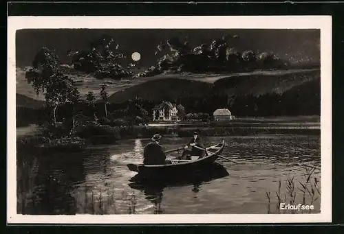 AK Erlaufsee, Rudern bei Vollmond