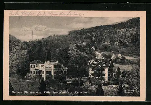 AK Gleichenberg, Villa Plankenstein, Rosenhof