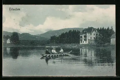 AK Mariazell, Ruderer auf dem Erlaufsee