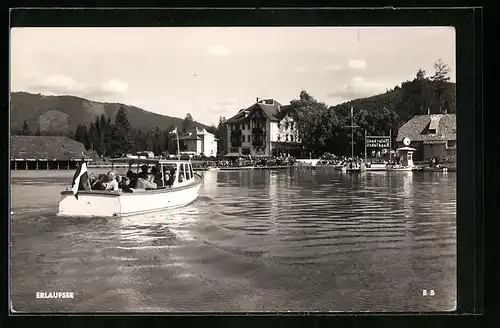 AK Mariazell, Bootspartie auf dem Erlaufsee