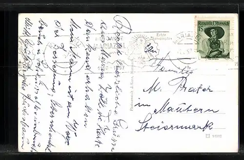 AK Mariazell, Bootspartie auf dem Erlaufsee