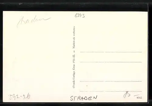 AK Straden, Ort mit Kirche