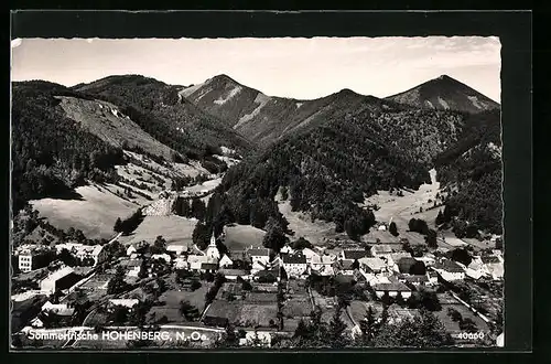 AK Hohenberg, Ortsansicht aus der Vogelschau