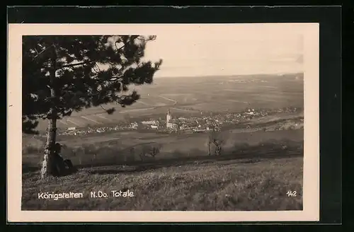 AK Königstetten, Totalansicht mit Kirche