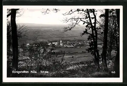 AK Königstetten, Panoramaansicht des Ortes