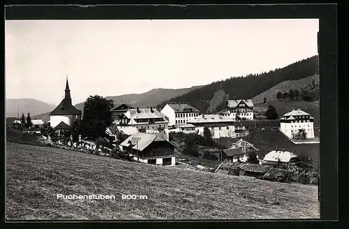 AK Puchenstuben, Ortsansicht mit Kirche