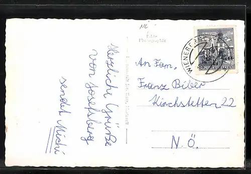 AK Josefsberg, Bundes-Schullandheim mit Strassenpartie
