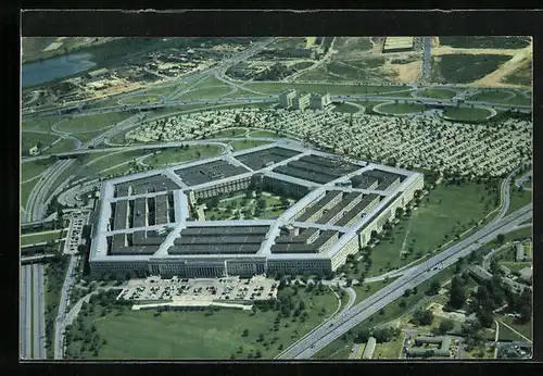 AK Washington, Pantagon aus der Vogelschau