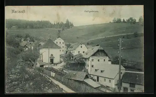 AK Mariazell, Gasthaus Zum Heiligen Brunn des E. Stoppacher