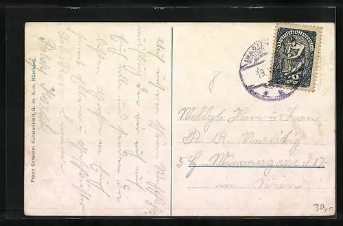 AK Maria Zell, Prozession vor der Basilika