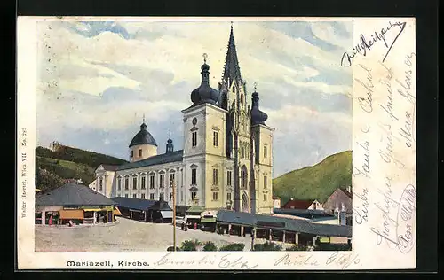 AK Mariazell, Kirche, Markt