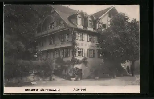 AK Griesbach /Schwarzwald, Hotel Adlerbad